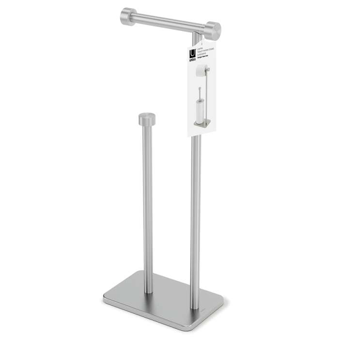 Держатель для туалетной бумаги cappa, 12х20х52 см, никель UMBRA 1015897-410