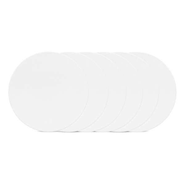 Набор тарелок десертных Decor de table Плиссе 19,4 см, 6 шт, фарфор костяной, п/к