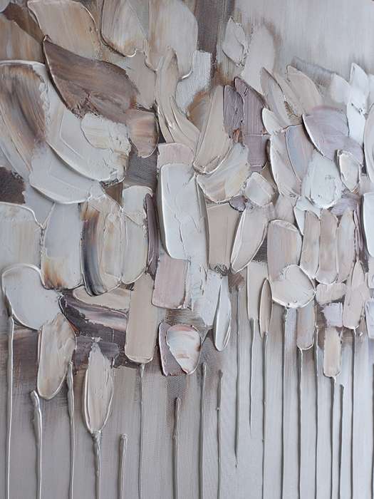 Панно декоративное fleur, 70х120 см, бежевое Bergenson Bjorn BB0000966