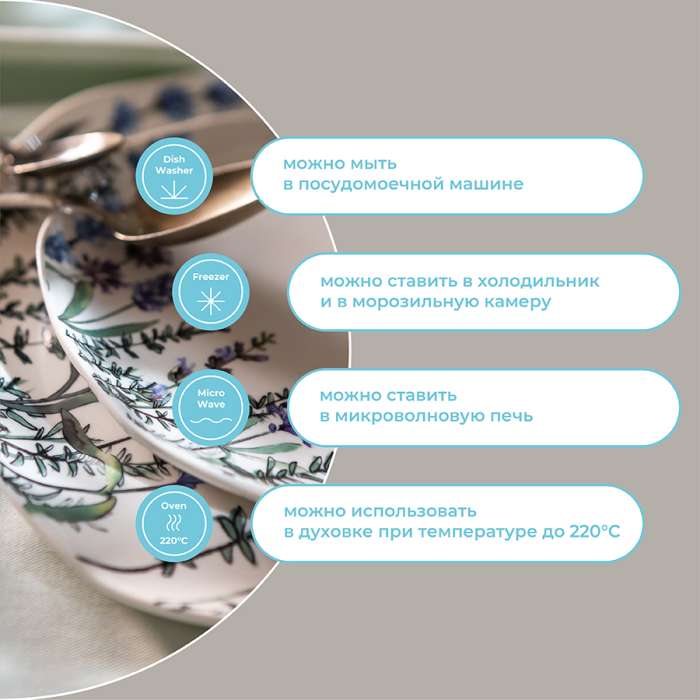 Набор тарелок floral, D26 см, 2 шт. Liberty Jones LJ_SB_PL26