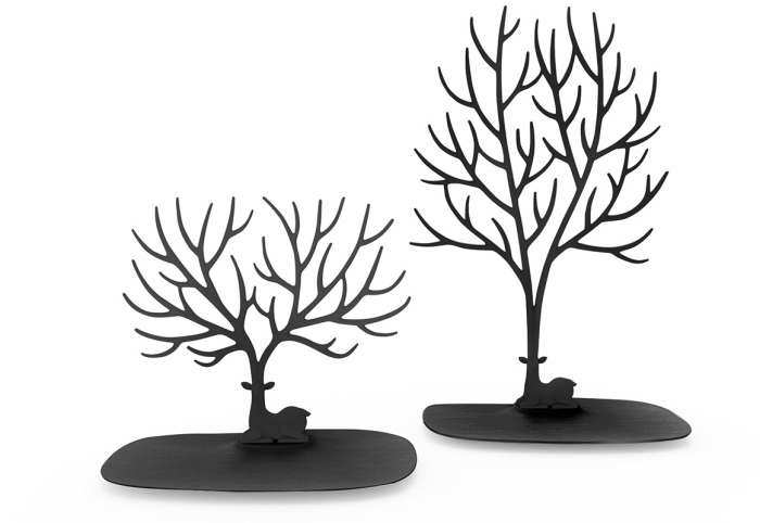 Дерево для украшений малое deer, черное QUALY QL10171-BK