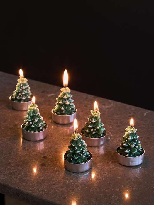 Набор декоративных свечей enchanted woods из коллекции new year essential Tkano TK25-NY_CND0003