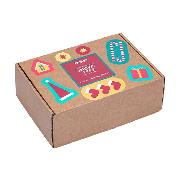 Декор новогодний snowy tree из коллекции new year essential, 20 см Tkano TK25-NY_CTR0010