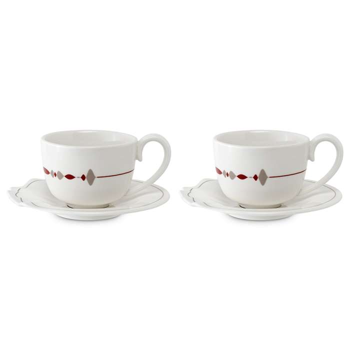 Набор из двух чайных пар из коллекции canto, 240 мл Tkano TK26-TW_TC0001