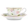 Чашка чайная с блюдцем Narumi Цветущая Роза 230 мл, фарфор костяной