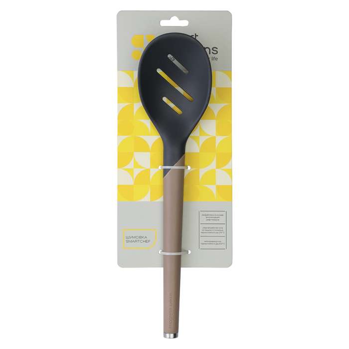 Шумовка SmartChef, 31 см, капучино-графит SMART SOLUTIONS SS-SSP-SLC-NL-GRPL