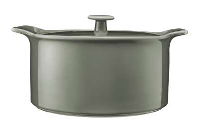 Кастрюля, 3 л, с крышкой, фарфор P, серо-зеленая, Indulgence MAXWELL &amp; WILLIAMS MW451-IA0385