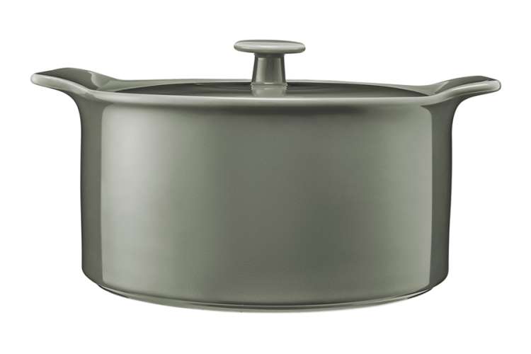 Кастрюля, 3 л, с крышкой, фарфор P, серо-зеленая, Indulgence MAXWELL & WILLIAMS MW451-IA0385