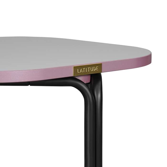 Столик кофейный ror, 50х50 см, черный/серый/розовый LATITUDE RORTBL_C_SQBKGRPK