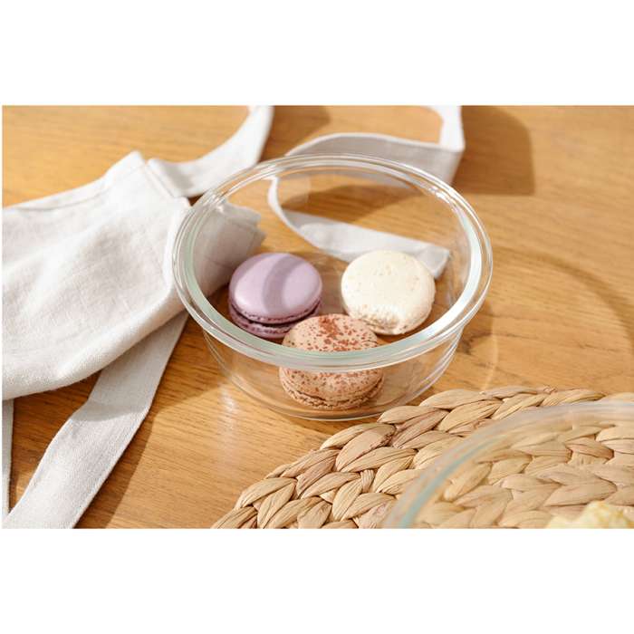 Контейнер для запекания и хранения с крышкой из бамбука, 650 мл SMART SOLUTIONS LBA650RD