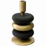 Подсвечник stone, 20 см, черный/античная латунь Bergenson Bjorn BB0000194