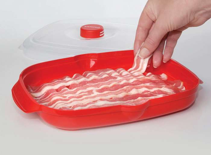 Контейнер Easy Bacon SISTEMA MICROWAVE 1143