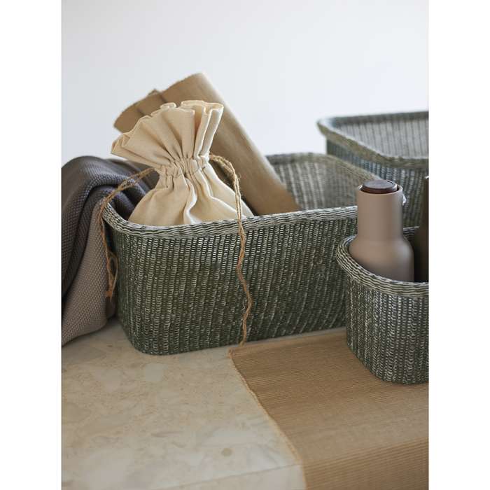 Набор из 4-х корзин для хранения sustainable collection, оливковый Bergenson Bjorn BB0000676