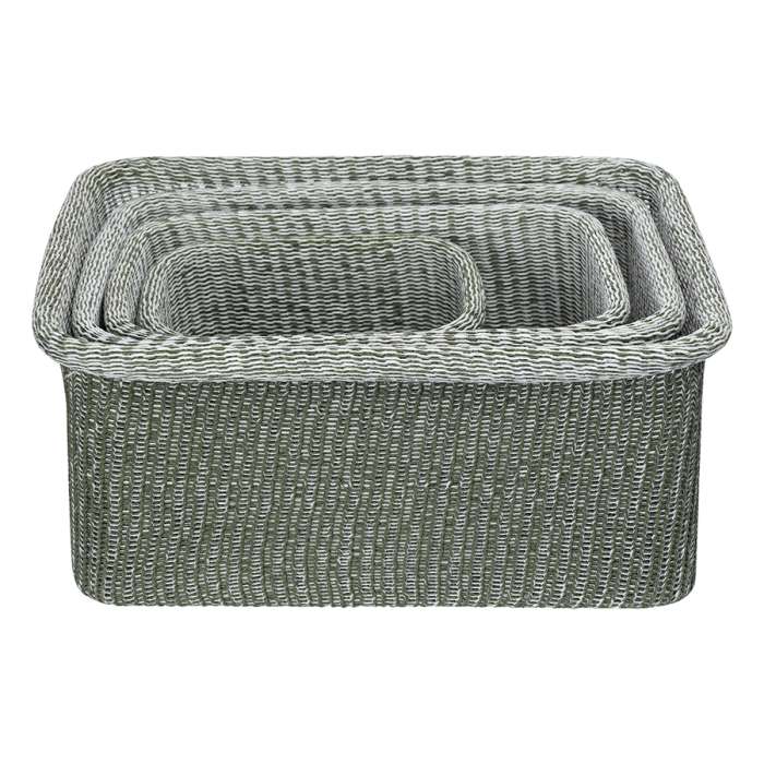 Набор из 4-х корзин для хранения sustainable collection, оливковый Bergenson Bjorn BB0000676