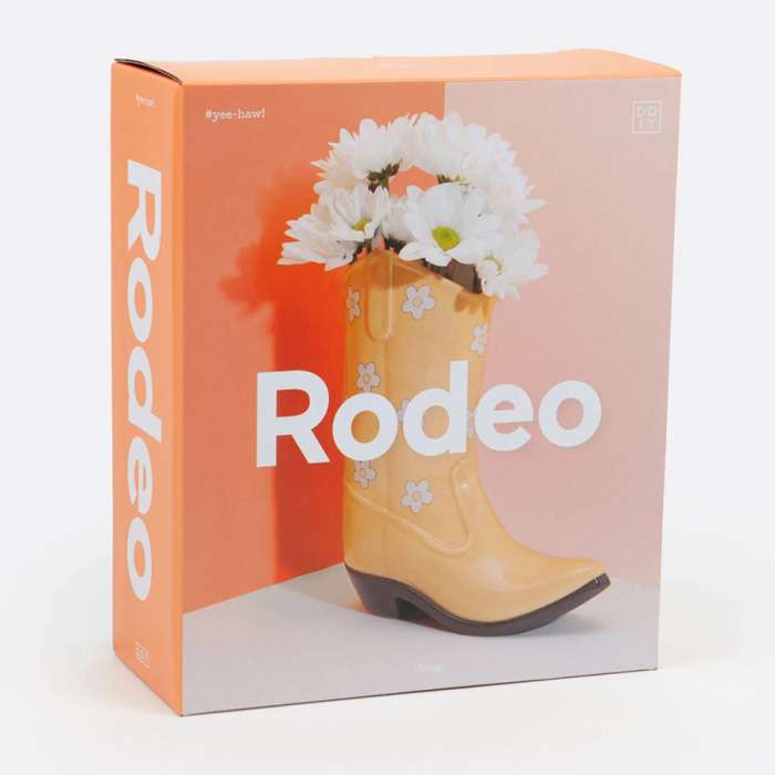 Ваза для цветов rodeo, 22,5 см, желтая DOIY DYVASROCBY