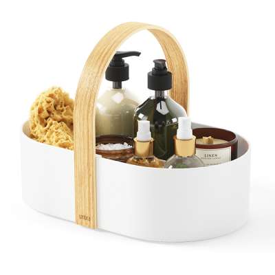 Органайзер bellwood caddy, 30х23 см, белый/натуральное дерево UMBRA 1019130-668