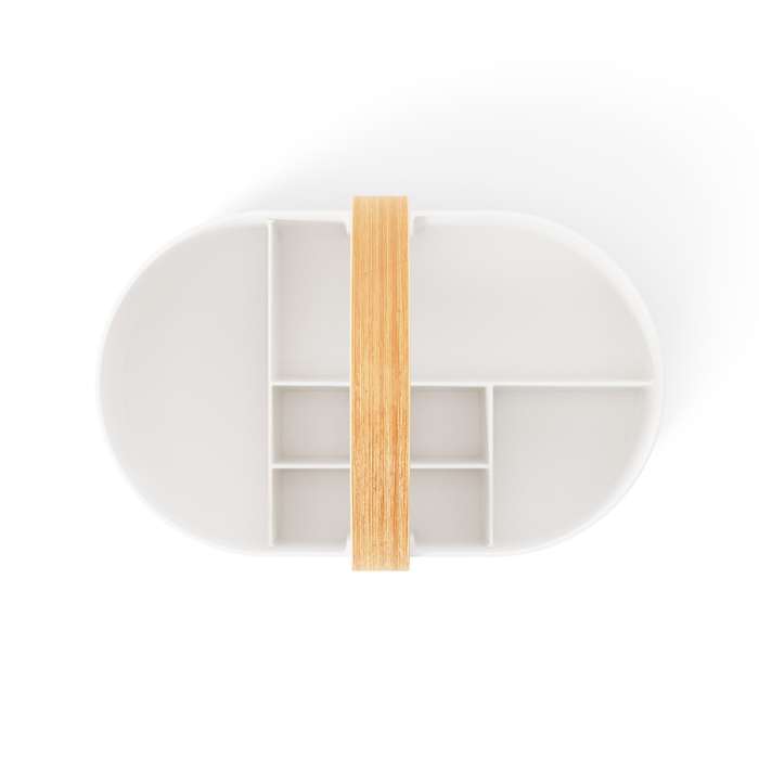 Органайзер bellwood caddy, 30х23 см, белый/натуральное дерево UMBRA 1019130-668