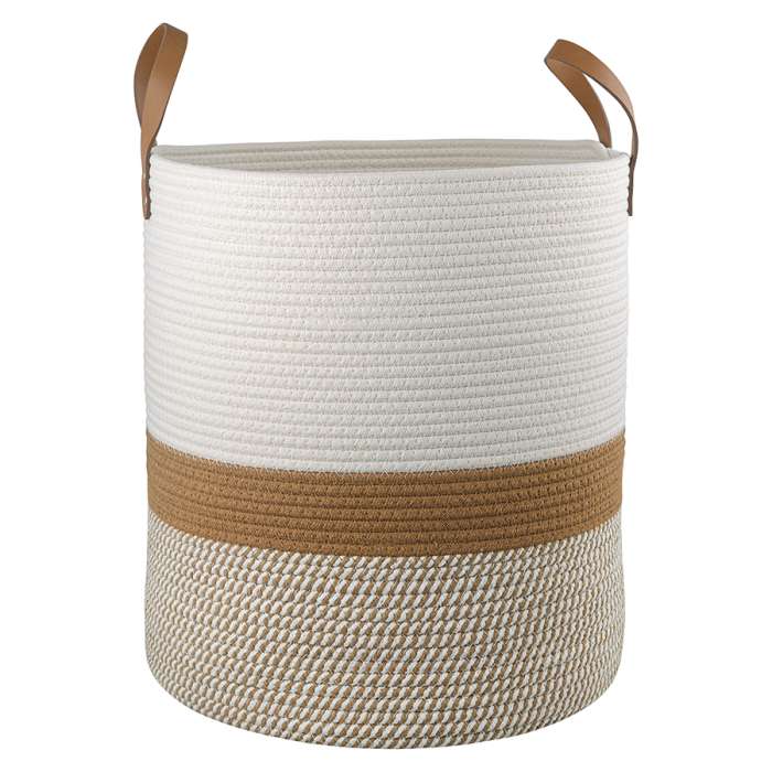 Корзина для хранения moen D40х45 см, бежевая/горчичная Bergenson Bjorn TL-BB-BSKMN-CTN-40