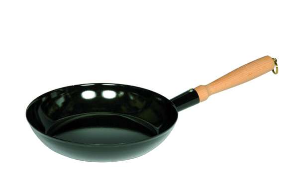 Сковорода профессиональная с деревянной ручкой Holzknechtpfanne 30 см, SWARZEMAILLE RIESS 0561-022