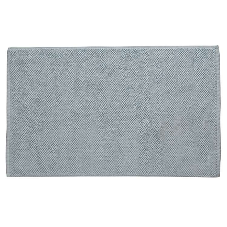 Коврик для ванной ворсовый из чесаного хлопка голубого цвета из коллекции essential, 50х80 см Tkano TK20-BM0003