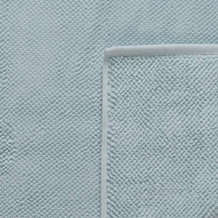 Коврик для ванной ворсовый из чесаного хлопка голубого цвета из коллекции essential, 50х80 см Tkano TK20-BM0003