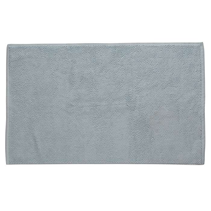 Коврик для ванной ворсовый из чесаного хлопка голубого цвета из коллекции essential, 50х80 см Tkano TK20-BM0003