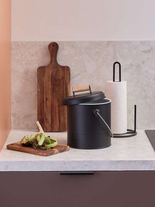 Контейнер для пищевых отходов с фильтром irmel, 3,5 л, графит Smart Solutions SS0000306