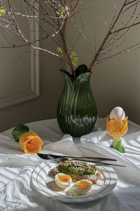 Набор из двух подставок для яиц floret из коллекции blossom Tkano TK26-TW_EGG0001