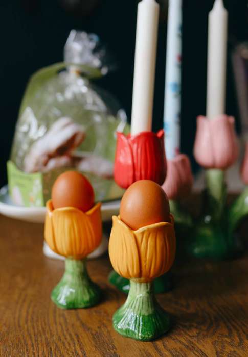 Набор из двух подставок для яиц floret из коллекции blossom Tkano TK26-TW_EGG0001