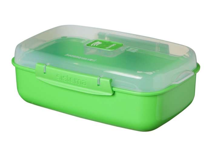 Контейнер прямоугольный 1,25л SISTEMA MICROWAVE 21114