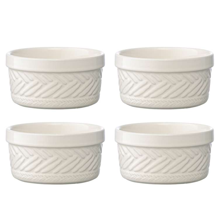 Набор рамекинов country mill, 260 мл, светло-бежевые, 4 шт. Liberty Jones LJ0000279