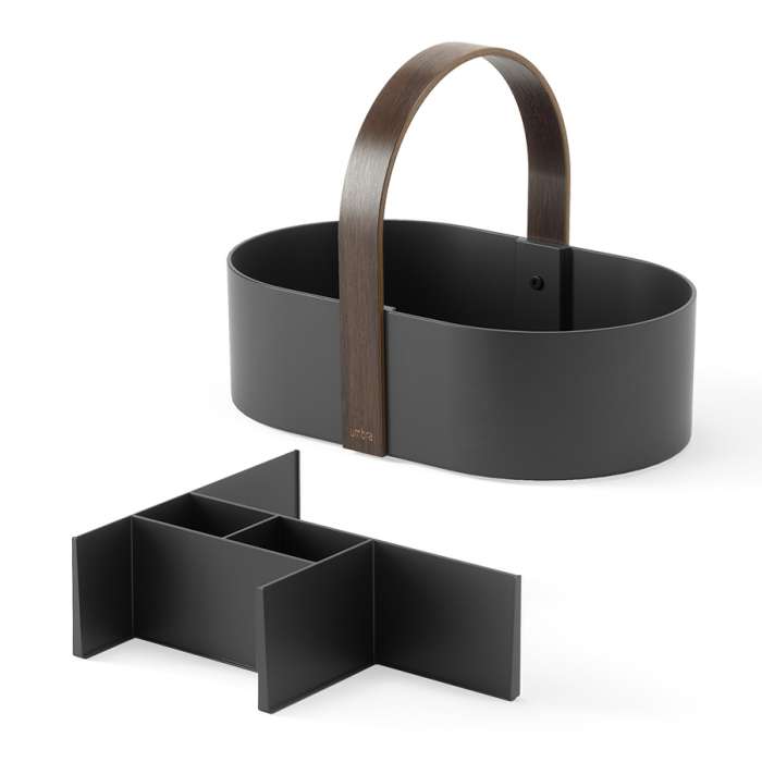 Органайзер bellwood caddy, 30х23 см, черный/орех UMBRA 1019130-048