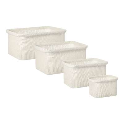Набор из 4-х корзин для хранения sustainable collection, молочный Bergenson Bjorn BB0000914