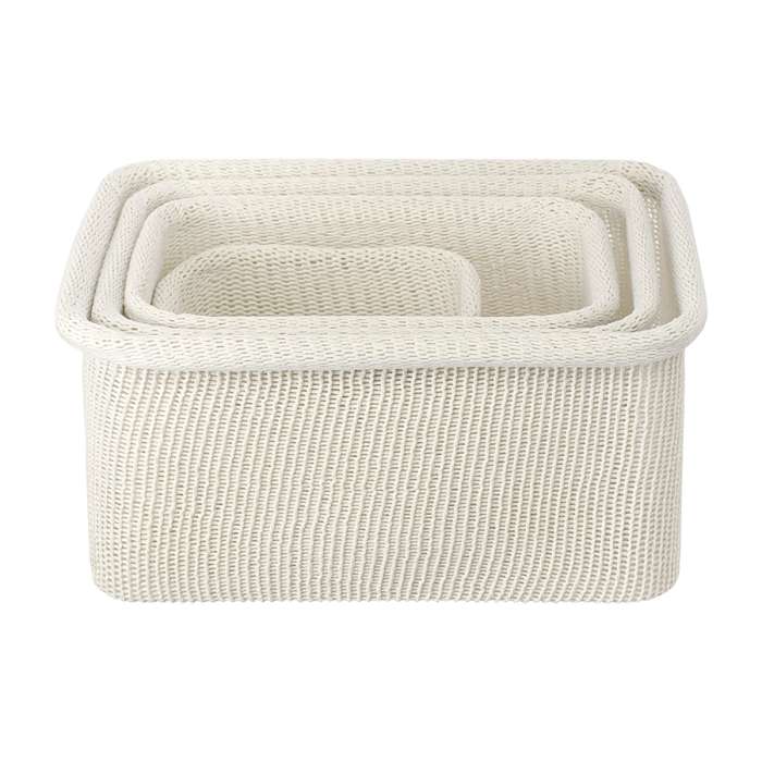 Набор из 4-х корзин для хранения sustainable collection, молочный Bergenson Bjorn BB0000914