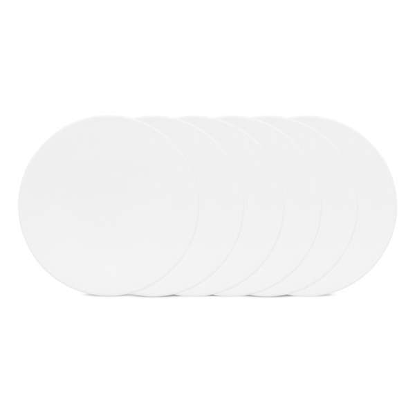 Набор тарелок закусочных Decor de table Плиссе 21,5 см, 6 шт, фарфор костяной, п/к