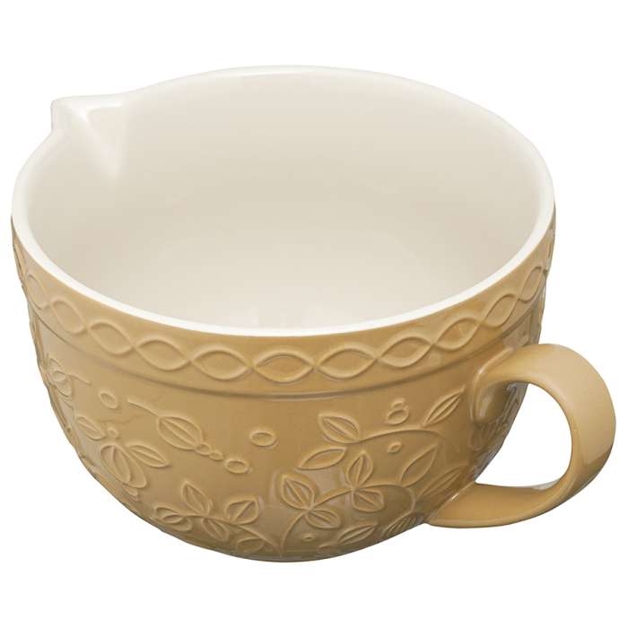 Кувшин для смешивания бежевого цвета с рельефным узором Ягоды Тайги из коллекции russian north, 2л Tkano TK22-TW_BW0015