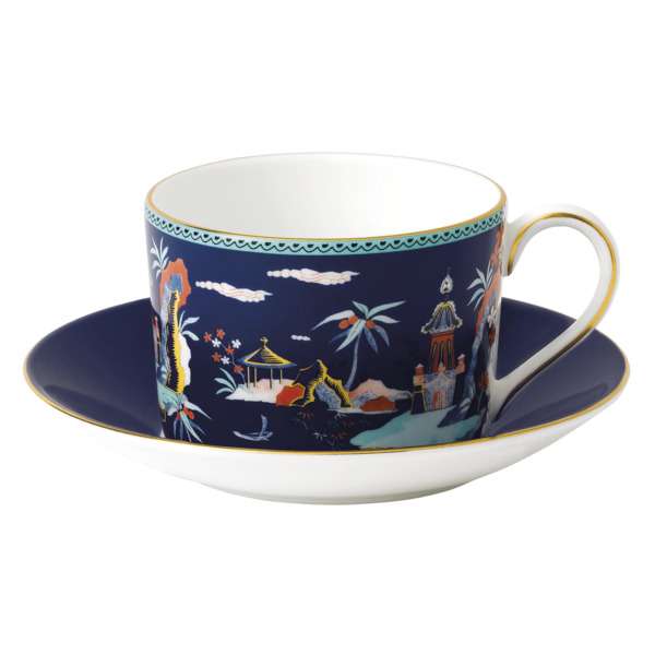 Чашка чайная с блюдцем Wedgwood Вандерласт Пагода 150 мл