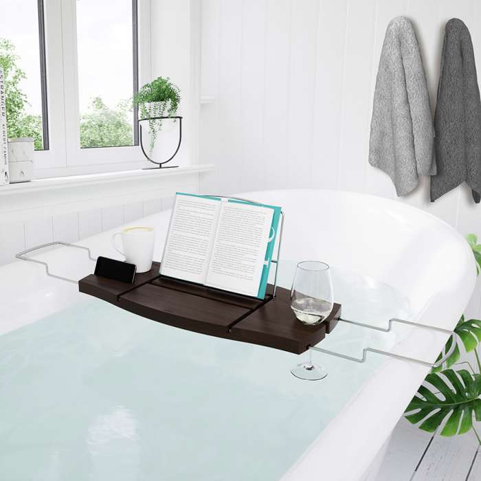 Полка для ванной Aquala орех UMBRA 020390-656