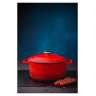 Кастрюля с крышкой LAVA d22 см, 3,4 л, чугун, красная LV Y TC 22 K1 R