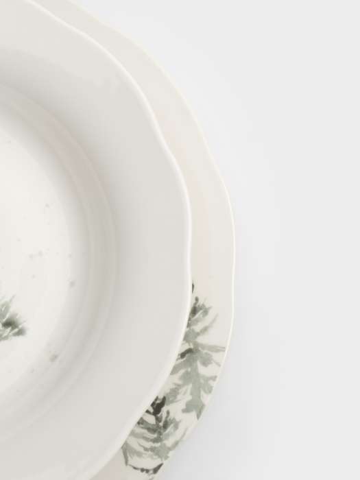 Сервиз обеденный, 6 перс, 18 пр, фарфор P, белый, Олени в лесу, Maral ANNA LAFARG ANLAF-LHP2401