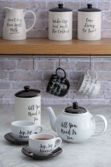 Емкость для хранения кофе Carnaby Script 15,5х9,5 см PRICE & KENSINGTON P_0059.601