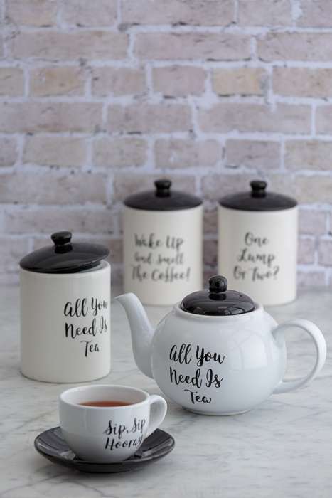 Емкость для хранения кофе Carnaby Script 15,5х9,5 см PRICE & KENSINGTON P_0059.601