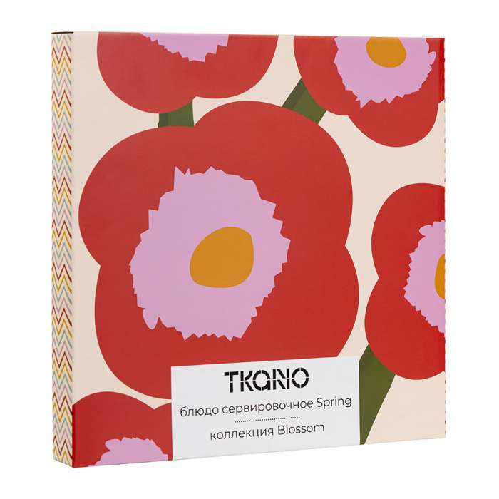 Блюдо сервировочное spring из коллекции blossom, ?29 см Tkano TK26-TW_SRV0003