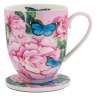 Кружка с подставкой Розы, 0,4 л, Maxwell & Williams, MW496-HV0325