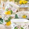Тарелка обеденная Цветы и лимоны, 26,5 см EASY LIFE EL-R0942/FCIT