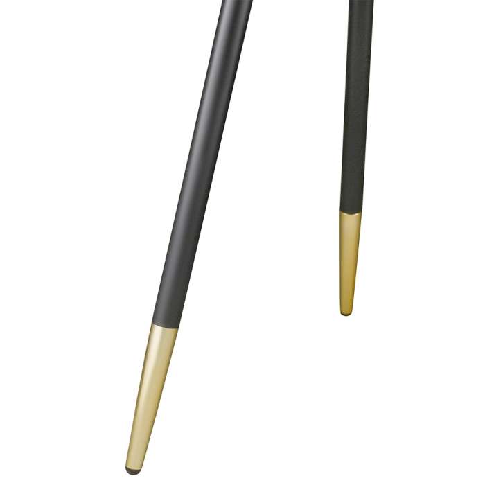 Столик hedda, D40 см, черный/матовое золото Bergenson Bjorn TAI-HD-TBL-MTMRB-GLD-40