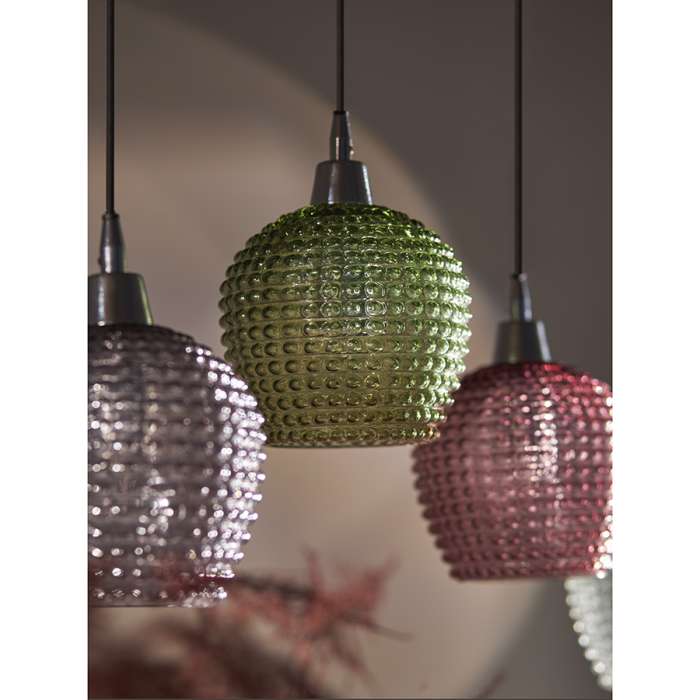 Светильник подвесной каскадный aurora, 110х18 см, сливовый/зеленый/серый Bergenson Bjorn BB0000565