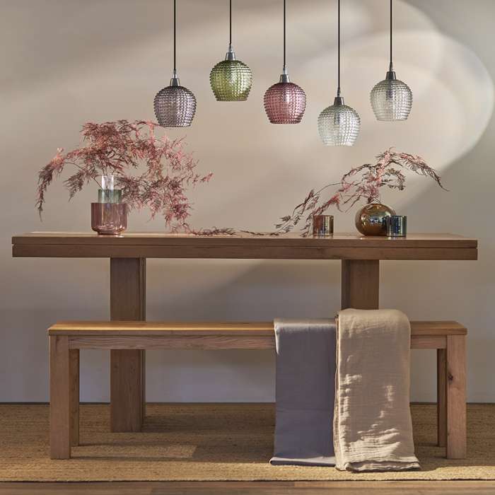 Светильник подвесной каскадный aurora, 110х18 см, сливовый/зеленый/серый Bergenson Bjorn BB0000565