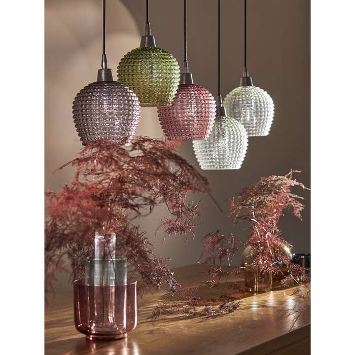 Светильник подвесной каскадный aurora, 110х18 см, сливовый/зеленый/серый Bergenson Bjorn BB0000565