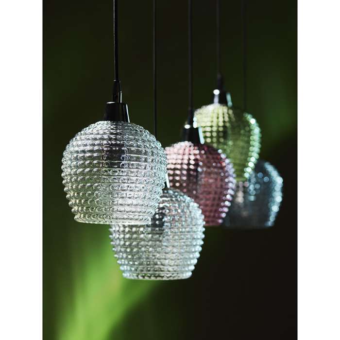 Светильник подвесной каскадный aurora, 110х18 см, сливовый/зеленый/серый Bergenson Bjorn BB0000565